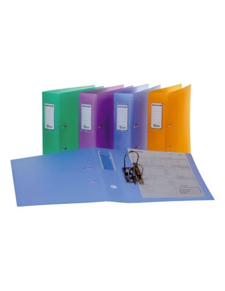 Archivador polipropileno traslucido Archivo 2000 naranja