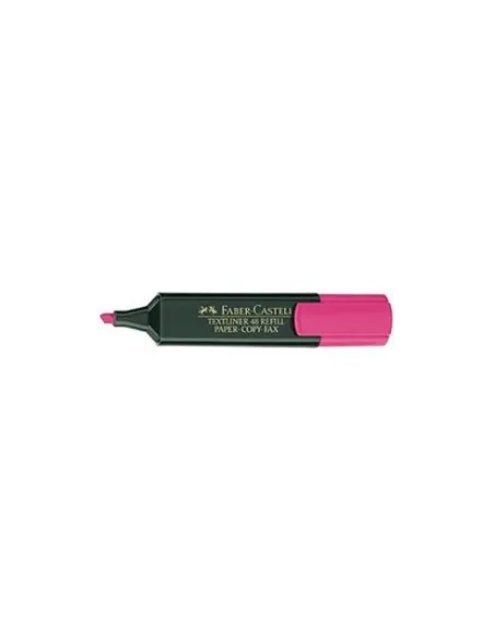 Marcador fluorescente Faber castell rosa