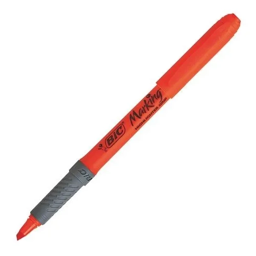 Rotulador Fluorescente  Bic highlighter grip naranja
