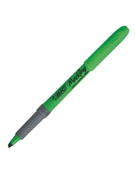 Rotulador Fluorescente  Bic highlighter grip verde