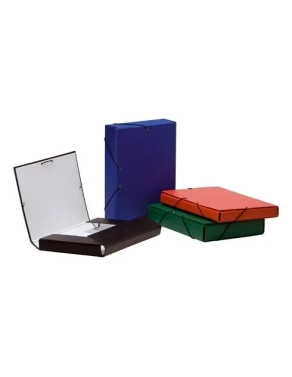 Carpeta proyectos folio 3 cm carton forrado azul