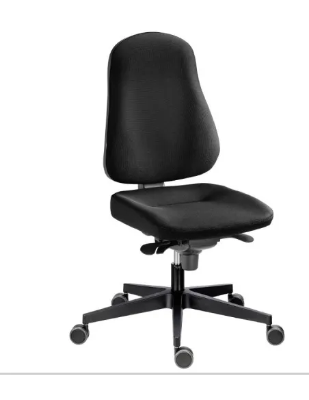 Silla oficina June sincro ignifuga negra