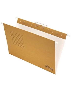 Caja 25 carpetas colgantes A4 Kraf bicolor visor superior