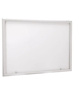 Vitrina exterior reverso puertas batientes  18 hojas