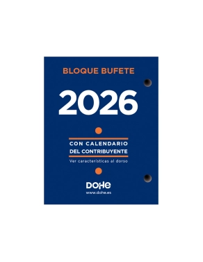 Taco calendario mesa Bloc bufete anual Dohe