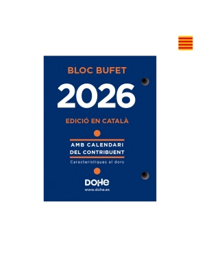 Taco bloc calendario sobremesa Dohe catalan