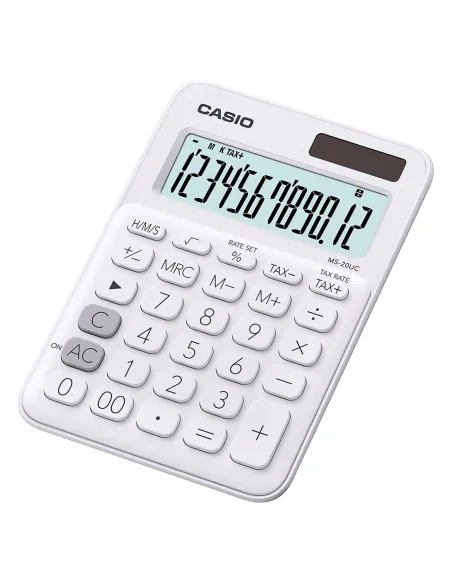 Calculadora CASIO MS-20UC-WE blanca