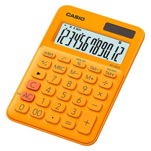 Calculadora CASIO MS-20UC naranja
