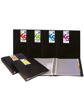 Carpeta 80 fundas IN-OUT XS negra Grafoplas