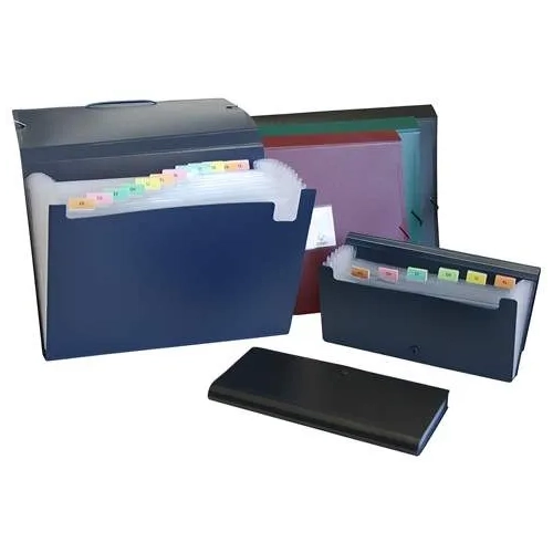 Acordeon polipropileno 13 separadores folio negro