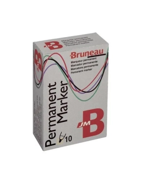 Marcadores permanentes Bruneau surtido 10 unidades