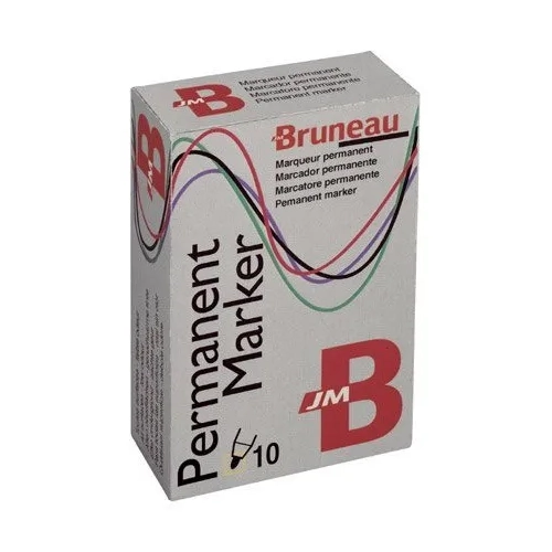 Marcadores permanentes Bruneau surtido 10 unidades