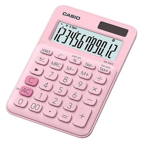 Calculadora CASIO MS-20UC rosa