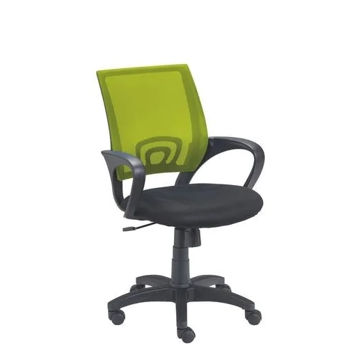 Silla con brazos respaldo malla Spring verde