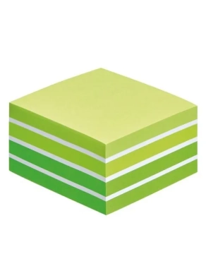 Cubo notas post-it 450 h verde acuarela