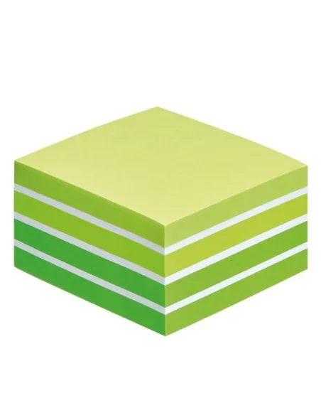 Cubo notas post-it 450 h verde acuarela