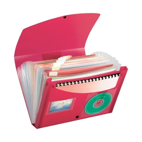 Carpeta fuelle polipropileno 13 divisiones colores surtidos