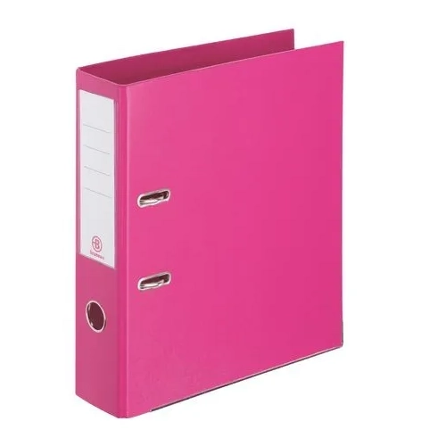 Archivador folio estrecho forrado polipropileno fucsia