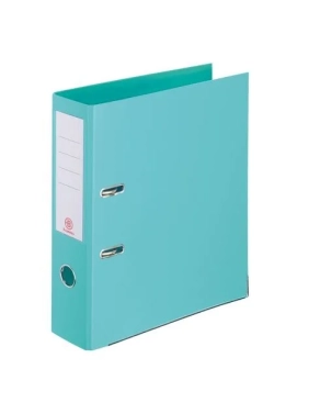 Archivador folio estrecho forrado polipropileno verde menta