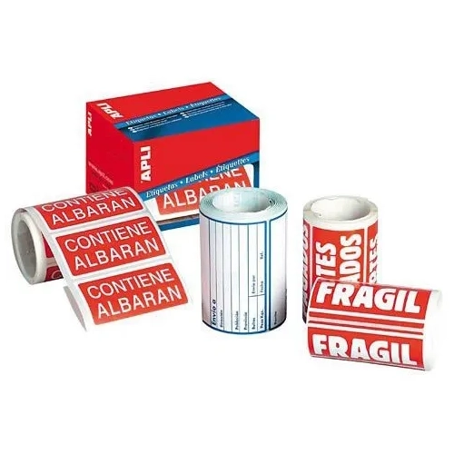 Rollo 200 etiquetas ''fragil'' 50x100