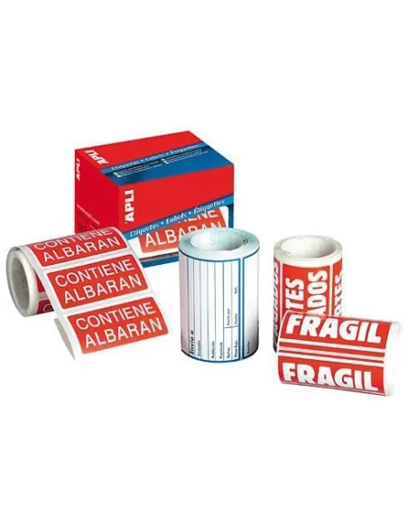 Rollo 200 etiquetas ''fragil'' 50x100