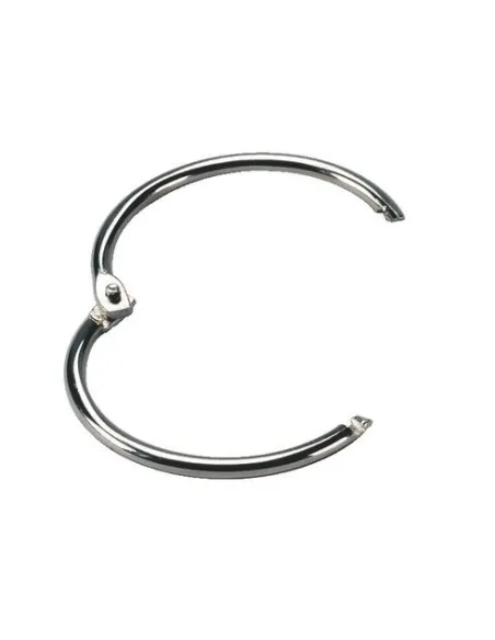 Caja 10 anillas metálicas articuladas 4cm