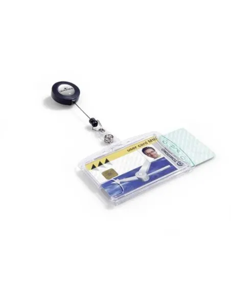 Caja 10 portatarjetas para 2 tarjetas