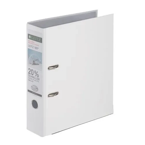 Archivador A4 Leizt ancho carton forrado blanco