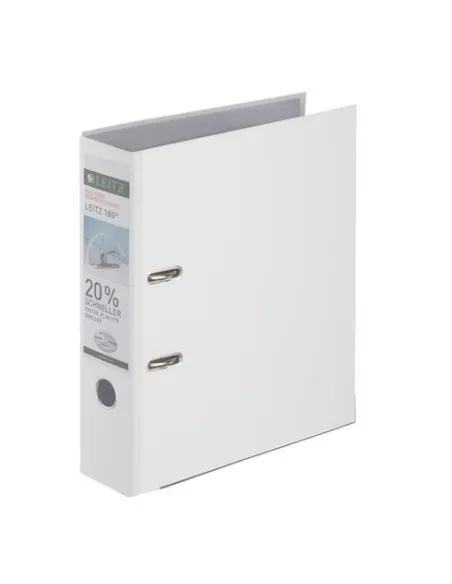 Archivador A4 Leizt ancho carton forrado blanco