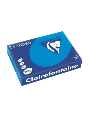 Papel A4 250 hojas 160gr azul Clairefontaine