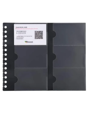 Paquete 10 fundas tarjetero exacard 19x23