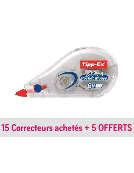 Lote 20 correctores cinta Tipp-ex pocket mouse