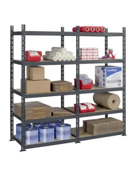 Estanteria metálica modulo inicial 200x100x60 IndustriEco