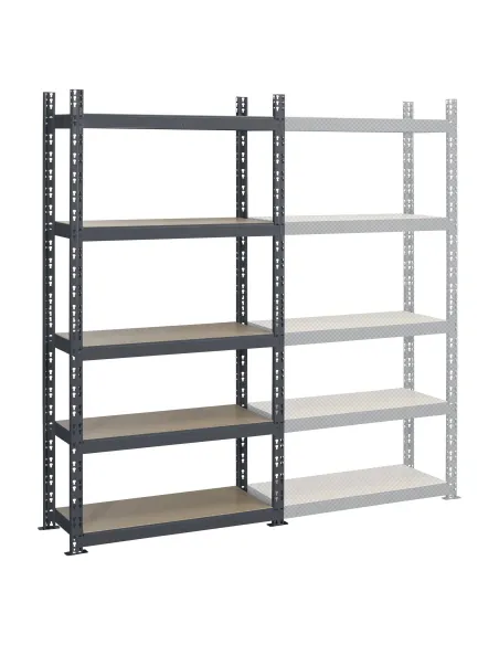 Estanteria metálica modulo inicial 200x100x60 IndustriEco