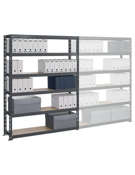 Estanteria metálica modulo inicial 200x100x35 Archiveco