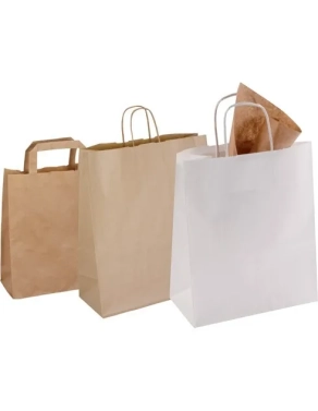 Bolsa kraft 26x14x39 asas planas