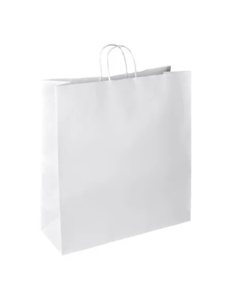 Bolsa kraft 35 + 14x44 cordon blanco