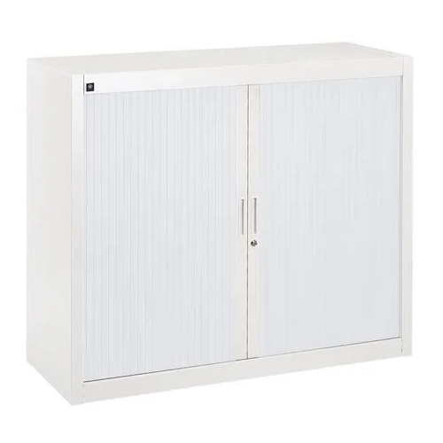 Armario metálico cierre persiana desmontable 10x120 blanco