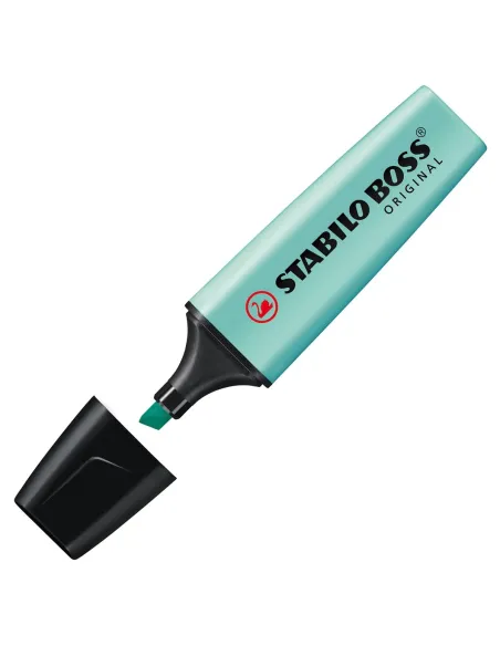 Marcador fluorescente Stabilo Boss Color Azul Pastel
