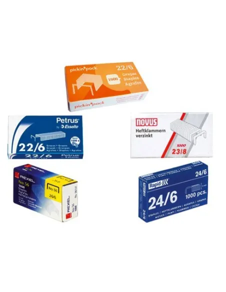 Caja 1000 grapas Petrus 202