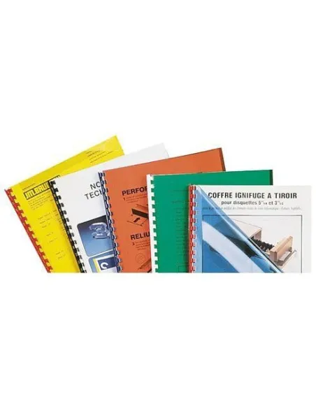 Tapas para encuadernar de PVC transparentes de 200 micras