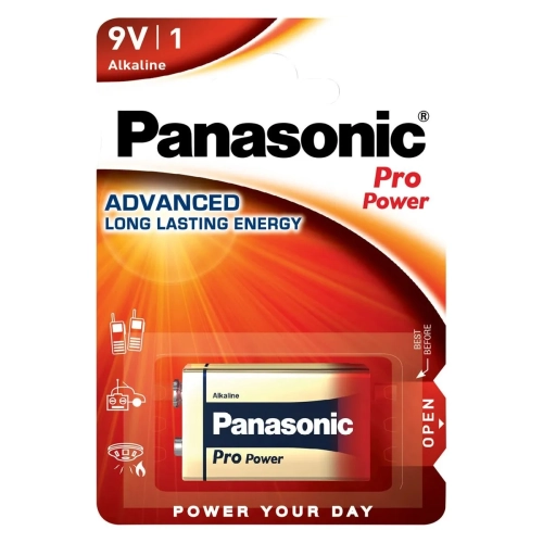 Blister 1 pila Pro Power (premium) 9V Panasonic