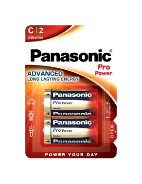 Blister 2 pilas Pro Power (premium) LR14 C Panasonic