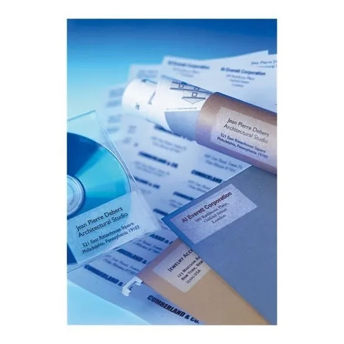 Etiqueta transparentes inkjet A4