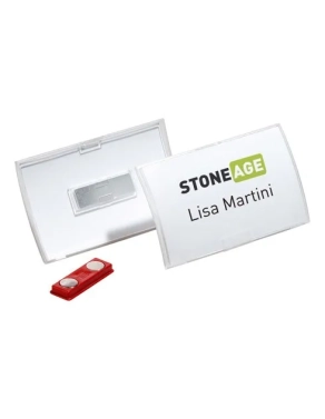 Pack 10 identificadores Imantado click fold pinza 54 x 90