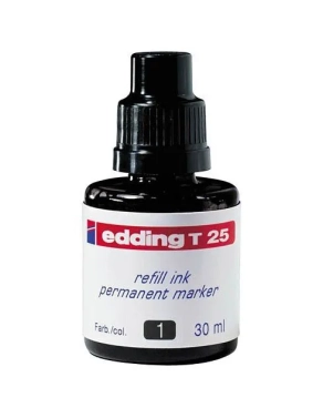 Recarga de tinta Edding T25 negra
