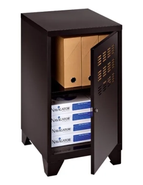 Taquilla metalica pequeña 74x40x40 cm negro