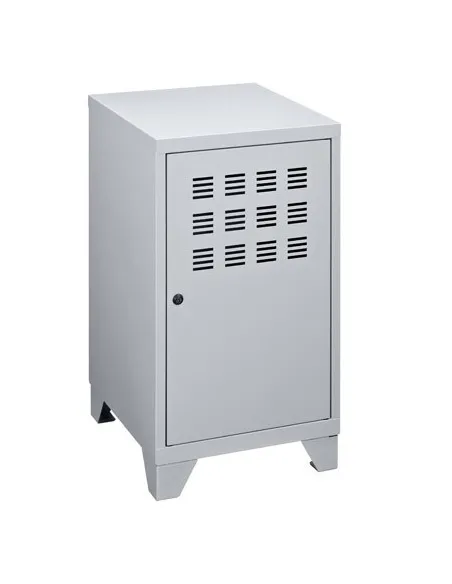 Taquilla metalica pequeña 74x40x40 cm gris claro