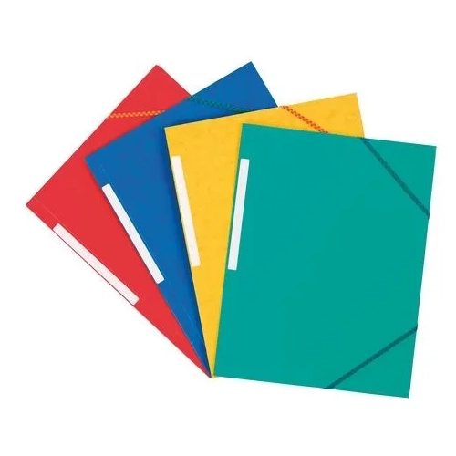 Carpeta carton gomas 3 solapas carton 350 gr surtido JMB