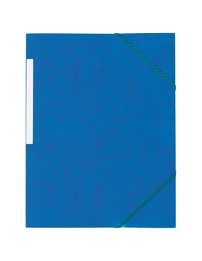 Carpeta carton gomas 3 solapas azul 350grs jmb